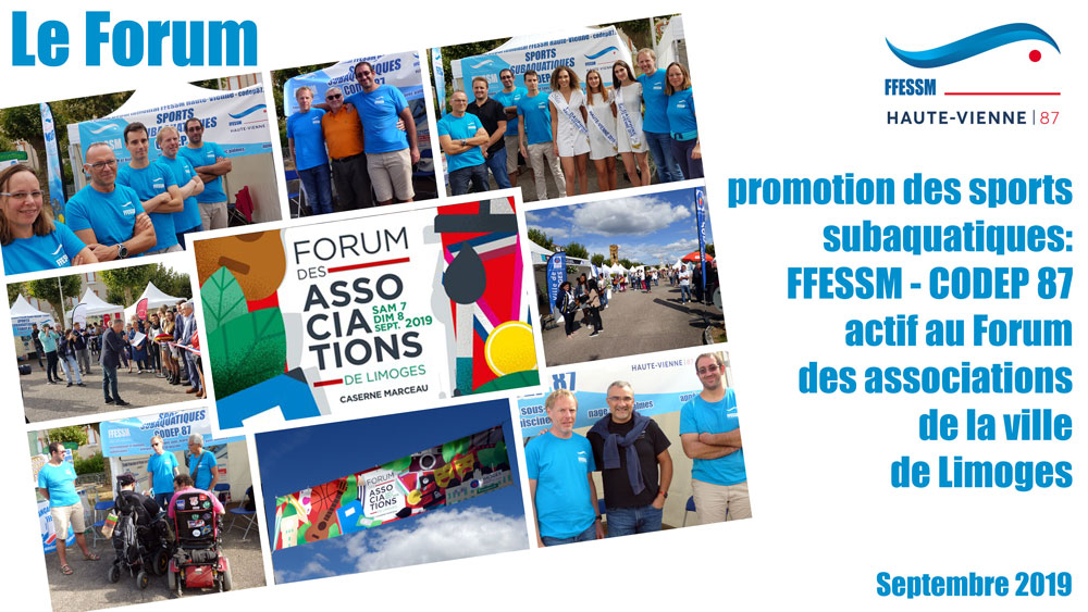Forum des associations ville de Limoges FFESSM CODEP 87 